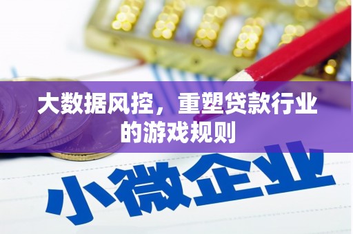 乌兰察布大数据风控，重塑贷款行业的游戏规则
