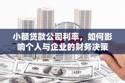 乌兰察布小额贷款公司利率，如何影响个人与企业的财务决策