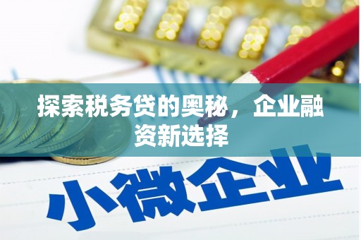 乌兰察布探索税务贷的奥秘，企业融资新选择