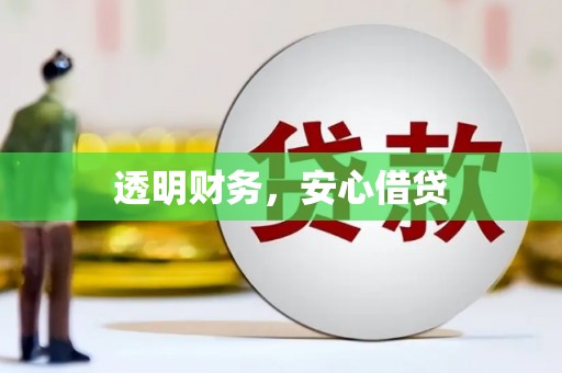 乌兰察布透明财务，安心借贷